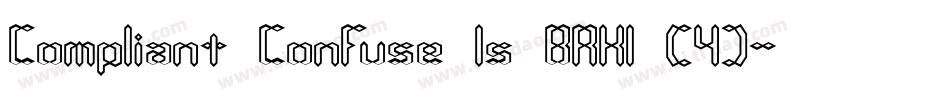 Compliant Confuse 1s BRK1 (4)字体转换
